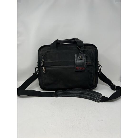 Tumi Business bag nylon black with‎ pass case - Picture 1 of 8